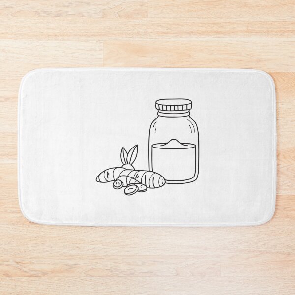 Item preview, Turmeric Root Near Transparent Glass Jar designed and sold by rasagamastore.