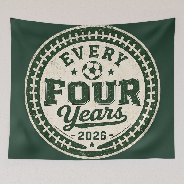 Item preview, Every Four Years 2026 Soccer Vintage Badge – Football World Championship Celebration | Soccer Fan Gift designed and sold by irfanshikh.