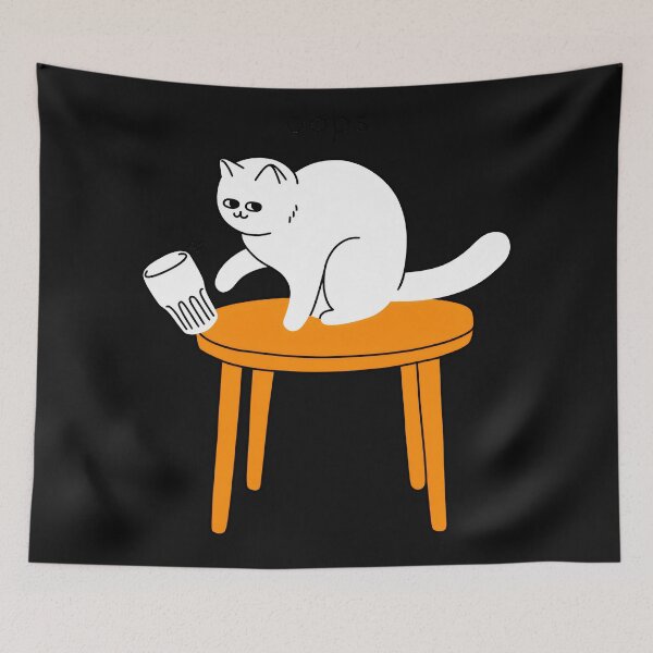 Item preview, Oops Mischievous Cat Owner Funny Feline designed and sold by AmaXONIC.
