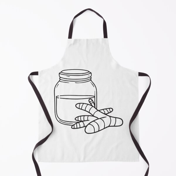 Item preview, Turmeric Root Next to Glass Storage Jar designed and sold by rasagamastore.