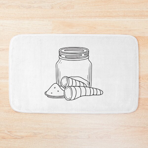 Item preview, Turmeric Root Beside Small Glass Jar designed and sold by rasagamastore.