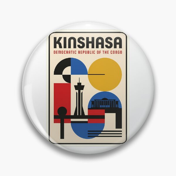 Item preview, Kinshasa Democratic Republic Of The Congo Geometric Landmarks designed and sold by k3rstman1.