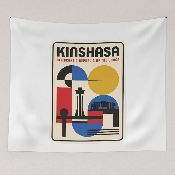 Item preview, Kinshasa Democratic Republic Of The Congo Geometric Landmarks designed and sold by k3rstman1.