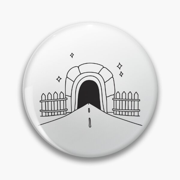 Item preview, Wooden Fence Before Tunnel Entrance designed and sold by rasagamastore.