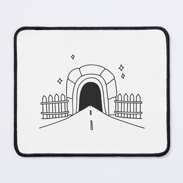 Item preview, Wooden Fence Before Tunnel Entrance designed and sold by rasagamastore.