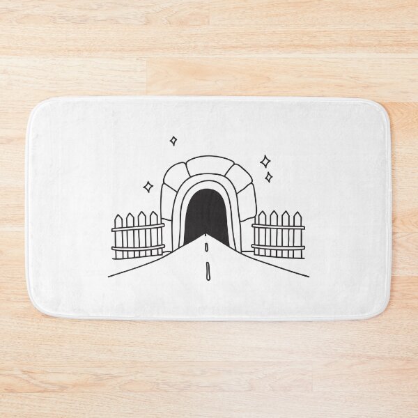 Item preview, Wooden Fence Before Tunnel Entrance designed and sold by rasagamastore.