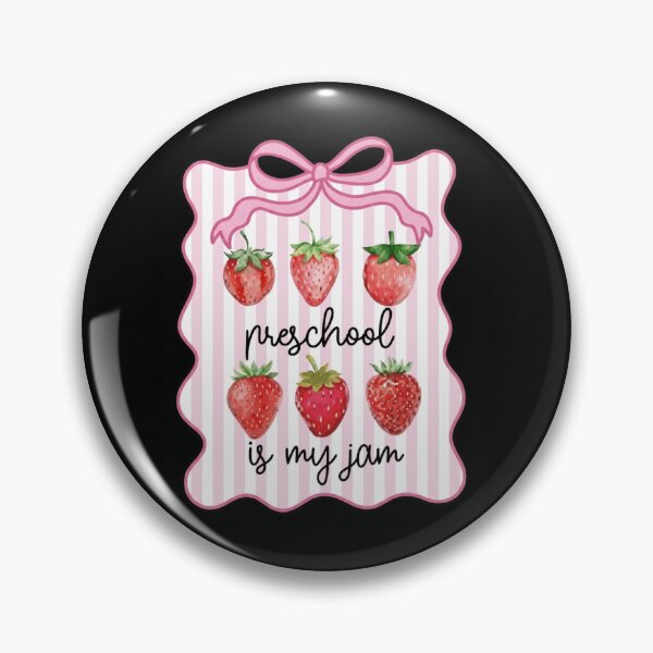Item preview, Preschool Is My Jam Cute Strawberry Watercolor Teacher Student Back To School designed and sold by haitrieuic96.