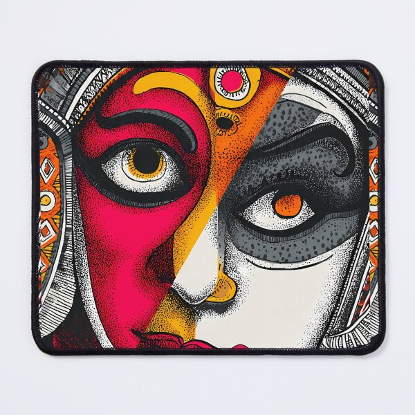 Item preview, faces of Kathakali (split personality) designed and sold by REDCLASH2002.