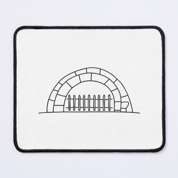 Item preview, Wooden Fence Standing Before Tunnel designed and sold by rasagamastore.
