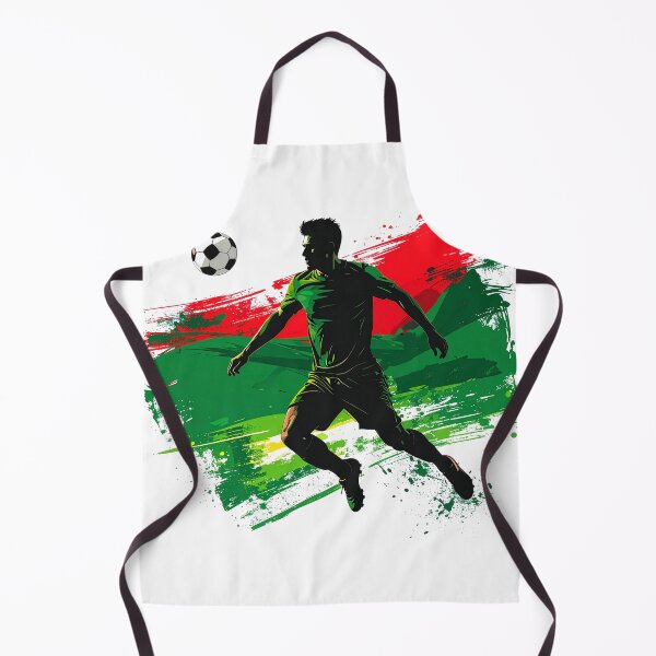 Item preview, Portugal Soccer Player Art — Portuguese Football Flag Action Fan Print designed and sold by icemanphotos.