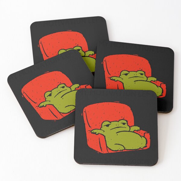 Item preview, My Motivation Left Without Saying Goodbye Unmotivated Frog Humor designed and sold by AmaXONIC.
