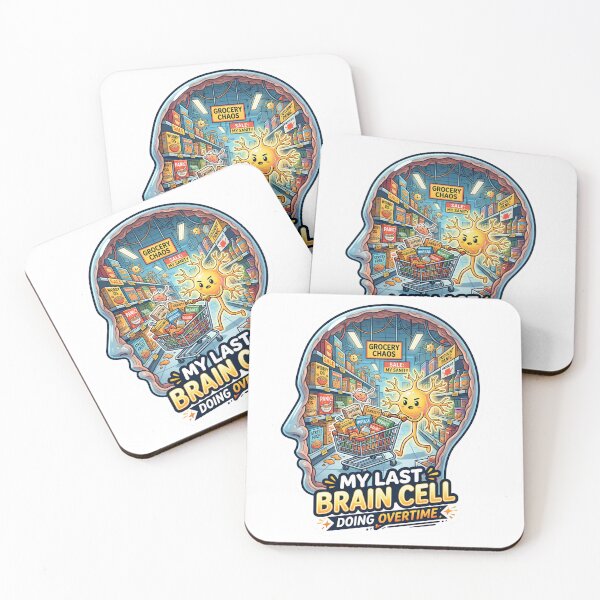 Item preview, My Last Brain Cell Doing Overtime designed and sold by Tharaazu.