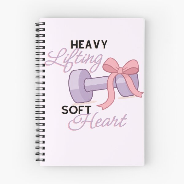 Item preview, Heavy Lifting Soft Heart Purple Dumbbell Bow Cute designed and sold by Girly-Universe.