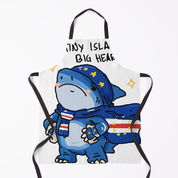 Item preview, Awkward Animal Hat Club – Cape Verde Blue Shark “Tiny Island, Big Heart” | World Cup 2026 Sticker designed and sold by chupichapa.
