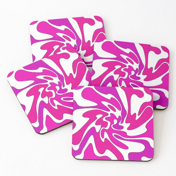 Item preview, Retro Pink Swirl-Groovy Abstract Pattern designed and sold by DjFreeq.