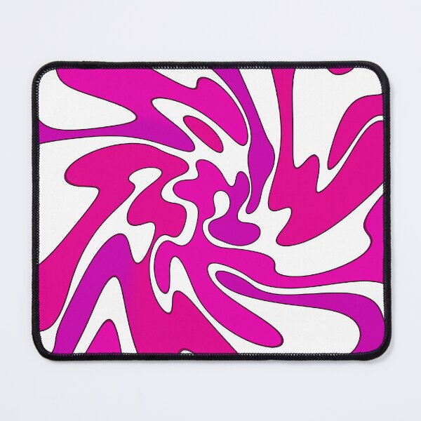Item preview, Retro Pink Swirl-Groovy Abstract Pattern designed and sold by DjFreeq.