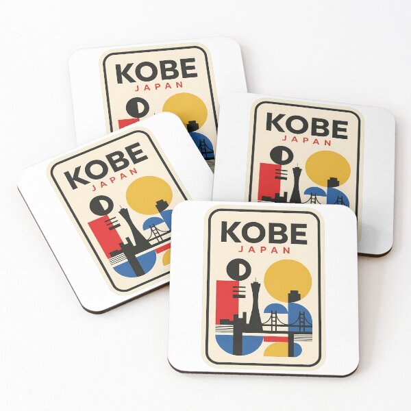Item preview, Kobe Japan Retro Geometric Travel Aesthetic designed and sold by k3rstman1.