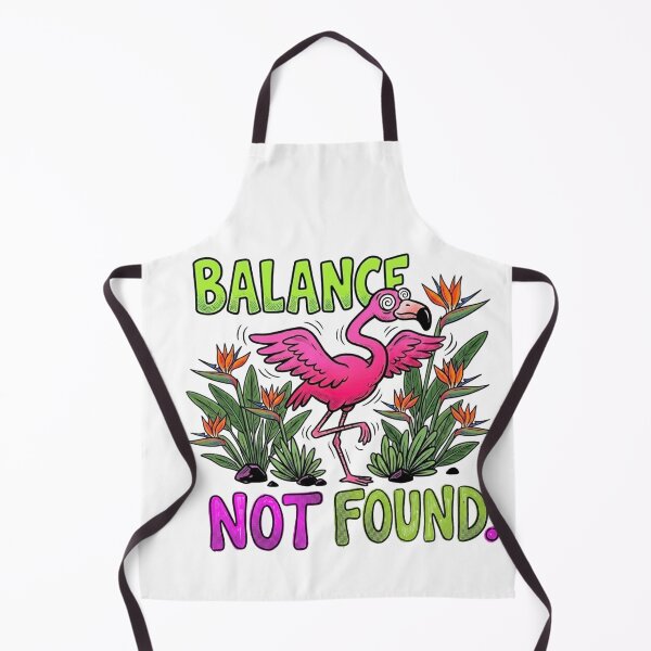 Item preview, Balance Not Found | Funny Flamingo MS Awareness designed and sold by colorlings.