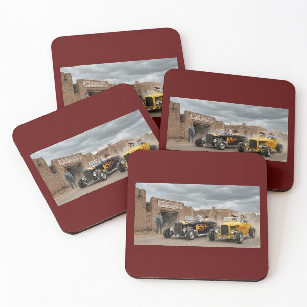 Item preview, HOT RODS ON OLD ROUTE 66 designed and sold by VERYOLDROAD BY AXTON BROWNING .
