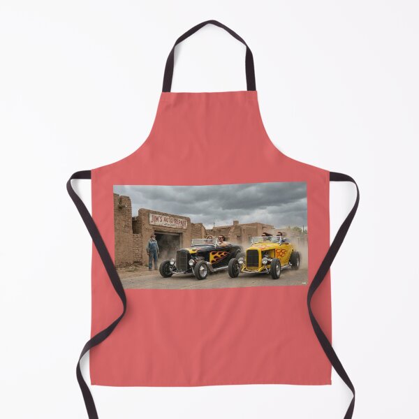 Item preview, HOT RODS ON OLD ROUTE 66 designed and sold by VERYOLDROAD BY AXTON BROWNING .