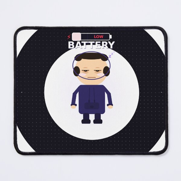 Item preview, Social Battery Low Do Not Disturb Sticker designed and sold by manishiv.