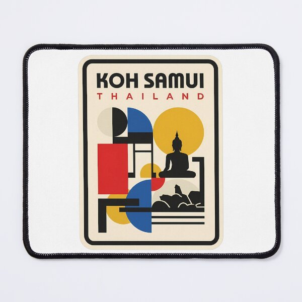 Item preview, Koh Samui Thailand Geometric Bauhaus Travel Aesthetic designed and sold by k3rstman1.