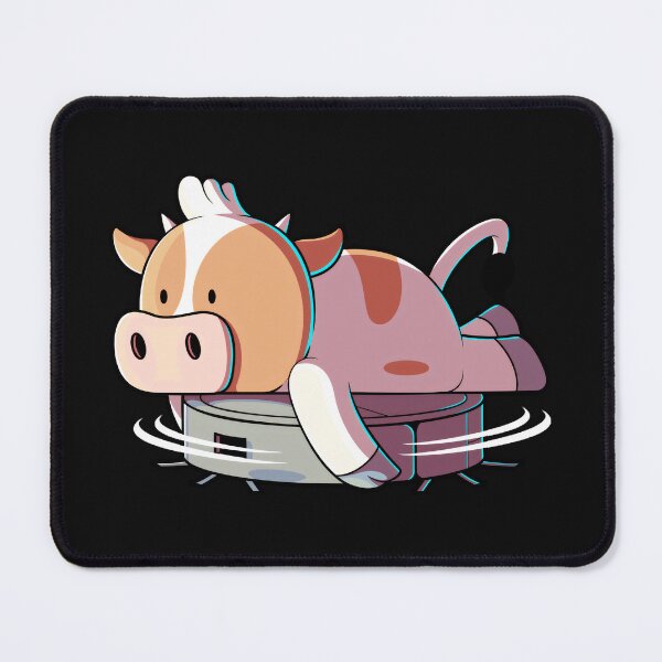 Item preview, Cow On Robot Vacuum Cleaner Funny Farm Animal designed and sold by AmaXONIC.