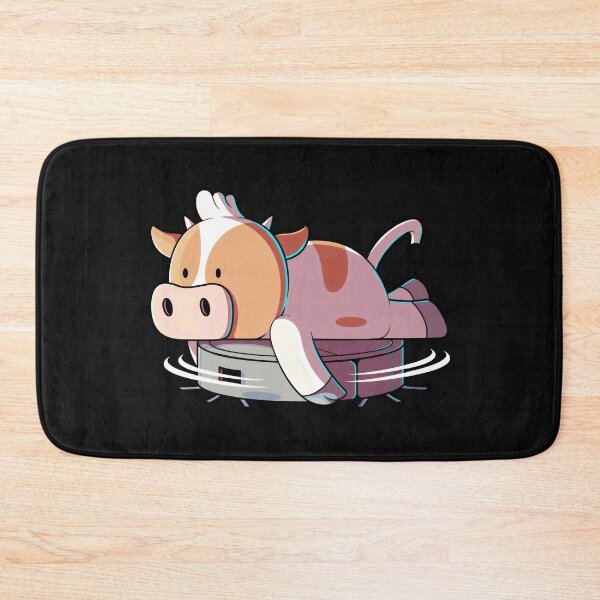 Item preview, Cow On Robot Vacuum Cleaner Funny Farm Animal designed and sold by AmaXONIC.