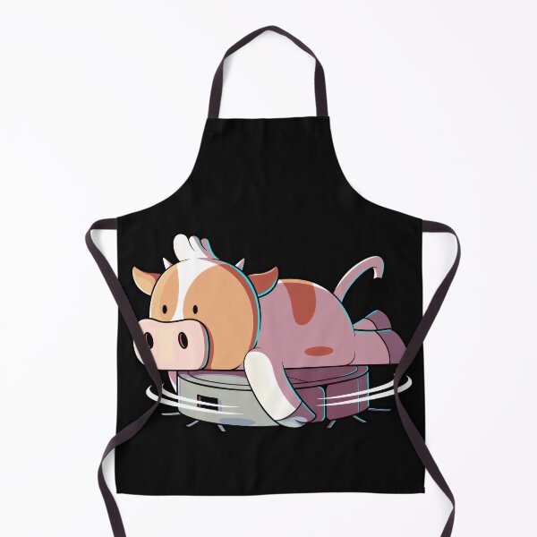 Item preview, Cow On Robot Vacuum Cleaner Funny Farm Animal designed and sold by AmaXONIC.