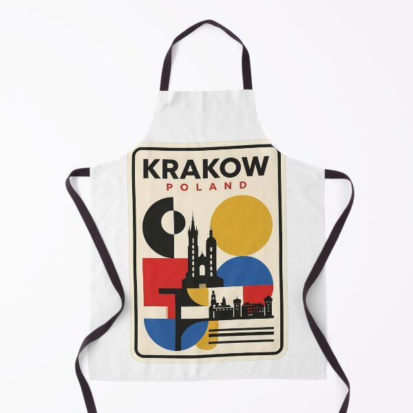 Item preview, Modern Geometric Krakow Poland City Skyline Aesthetic designed and sold by k3rstman1.