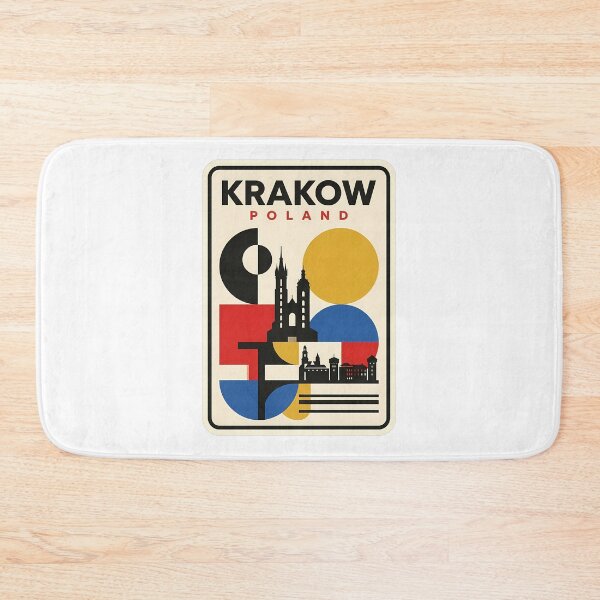Item preview, Modern Geometric Krakow Poland City Skyline Aesthetic designed and sold by k3rstman1.