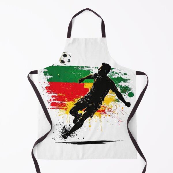 Item preview, Portugal Soccer Player Art — Portuguese Football Flag Action Fan Print designed and sold by icemanphotos.