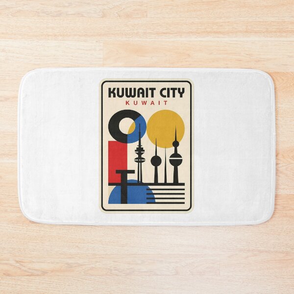 Item preview, Vintage Kuwait City Geometric Skyline designed and sold by k3rstman1.
