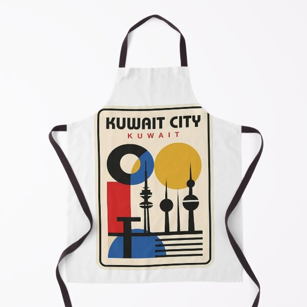 Item preview, Vintage Kuwait City Geometric Skyline designed and sold by k3rstman1.