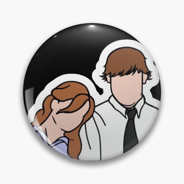 Item preview, Jim and pam cute from the office  designed and sold by ItsAllYellow.