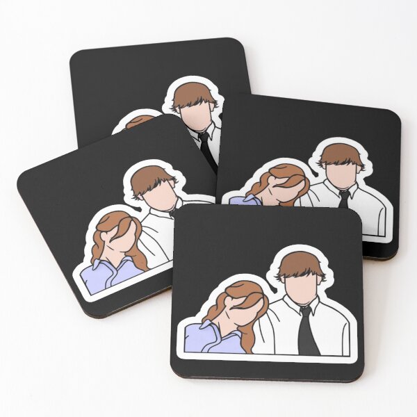 Item preview, Jim and pam cute from the office  designed and sold by ItsAllYellow.