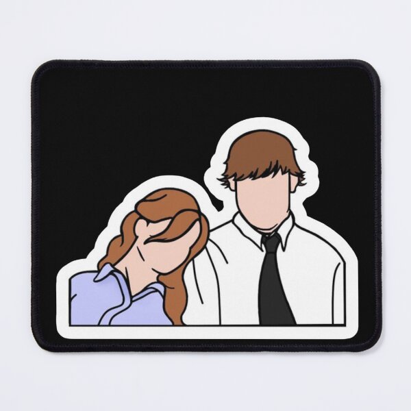 Item preview, Jim and pam cute from the office designed and sold by ItsAllYellow.