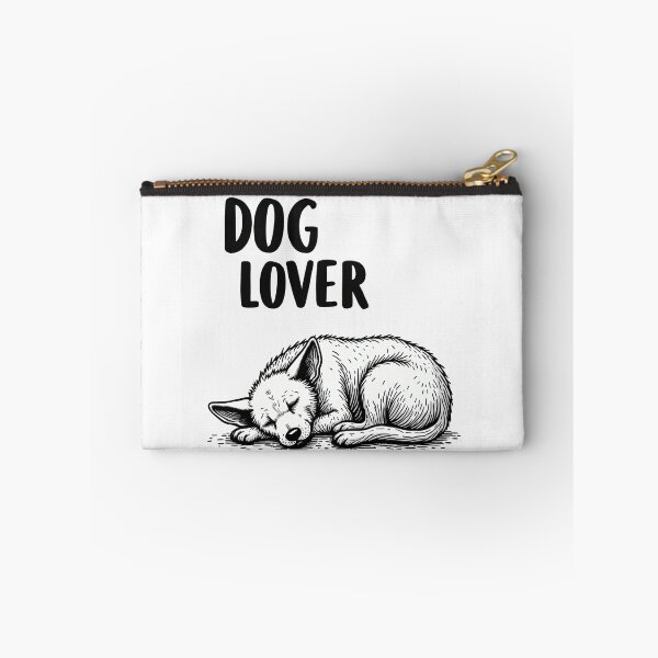 Item preview, Dog Lover Sleeping Dog Minimalist Sticker Art designed and sold by barbastyle.