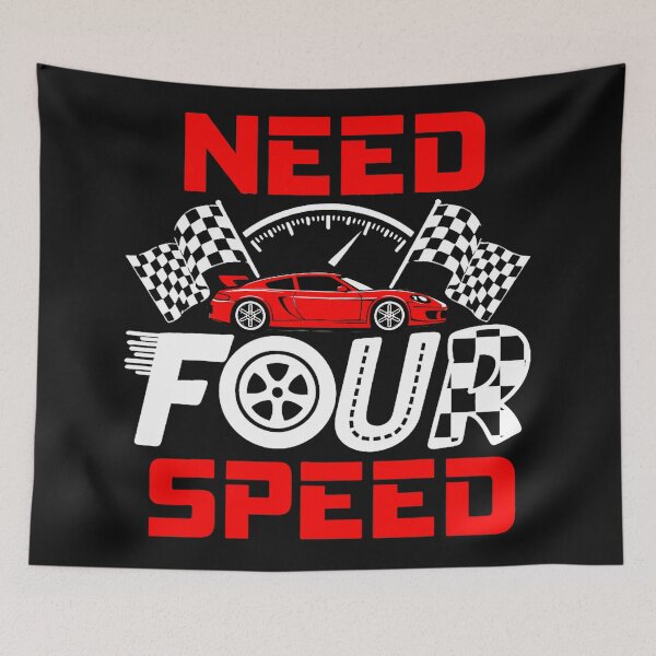 Item preview, Need Four Speed Car Racing Enthusiast Driver designed and sold by AmaXONIC.