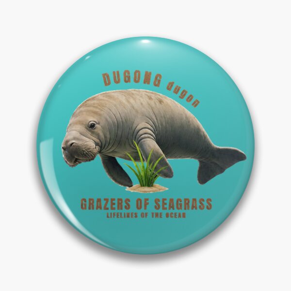 Item preview, Dugong Conservation Art – Grazers of Seagrass | Endangered Ocean Wildlife Awareness Design designed and sold by Pawethic Prints Studio.
