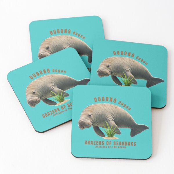 Item preview, Dugong Conservation Art – Grazers of Seagrass | Endangered Ocean Wildlife Awareness Design designed and sold by Pawethic Prints Studio.