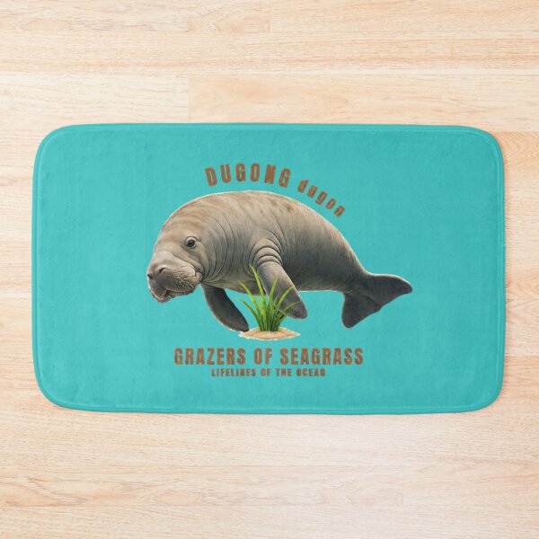 Item preview, Dugong Conservation Art – Grazers of Seagrass | Endangered Ocean Wildlife Awareness Design designed and sold by Pawethic Prints Studio.