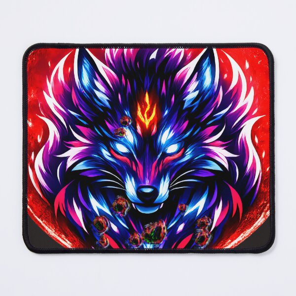 Item preview, Neo Tokyo Kitsune – Red Sun Spirit Guardian designed and sold by Neo Tokio.