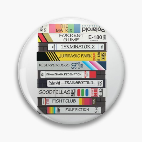 Item preview, Vintage Movie VHS Tape Stack – Retro 90s Cinema Sticker designed and sold by Mustangana.
