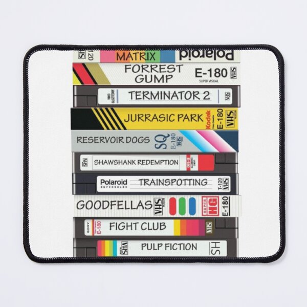 Item preview, Vintage Movie VHS Tape Stack – Retro 90s Cinema Sticker designed and sold by Mustangana.