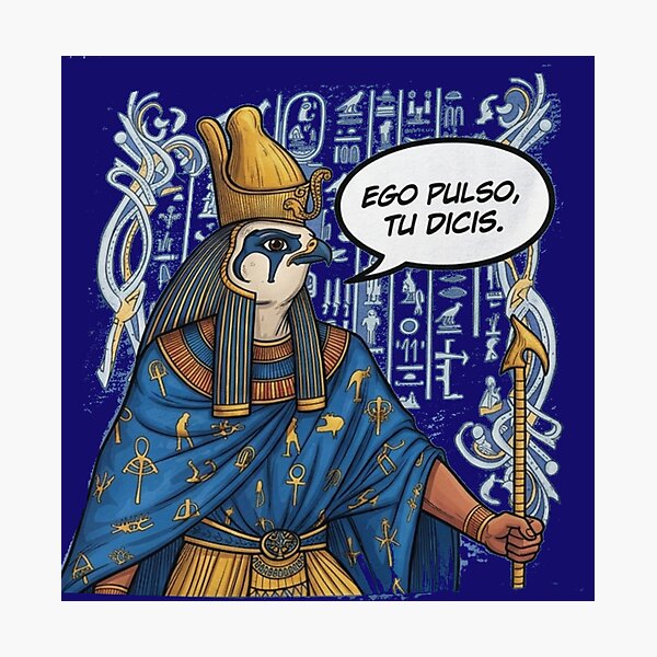Artikelvorschau, Horus Latein entworfen und verkauft von Plumcharmeurs.