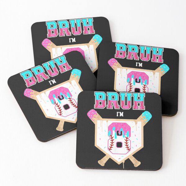 Item preview, Bruh I'm 8 Eighth Birthday Baseball Boy Kid designed and sold by AmaXONIC.