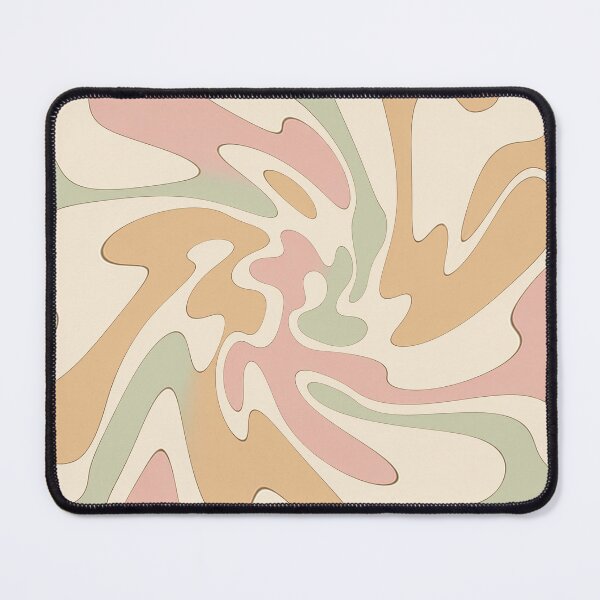 Item preview, Retro Boho Swirl Pattern Sage Pink Earth Tones designed and sold by DjFreeq.