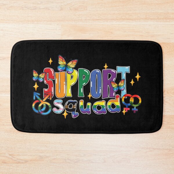 Item preview, Support Squad Rainbow Butterfly Pride Design designed and sold by Canvas-Whispers.