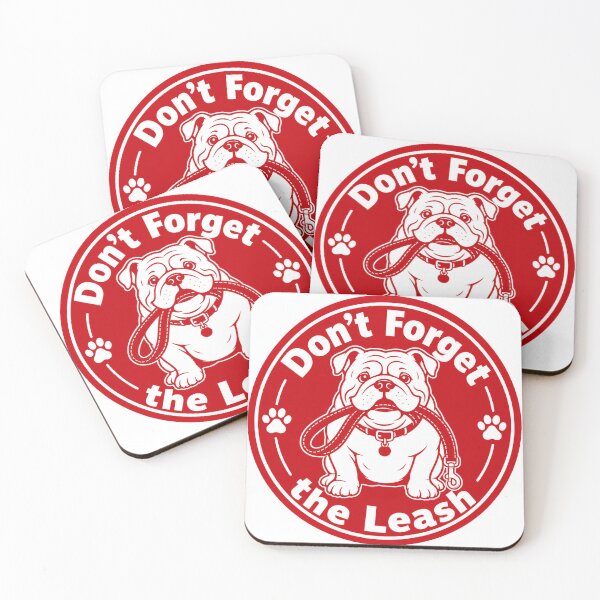 Item preview, Don't Forget the Leash Bulldog Sticker Dog Gift designed and sold by barbastyle.